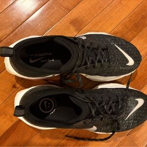 Nike ZoomX Black and White Athletic Shoes Women’s Size 12